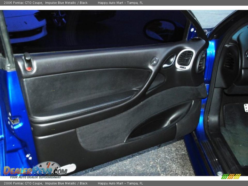 2006 Pontiac GTO Coupe Impulse Blue Metallic / Black Photo #17