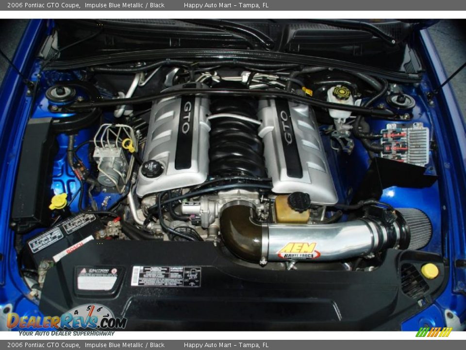 2006 Pontiac GTO Coupe Impulse Blue Metallic / Black Photo #22