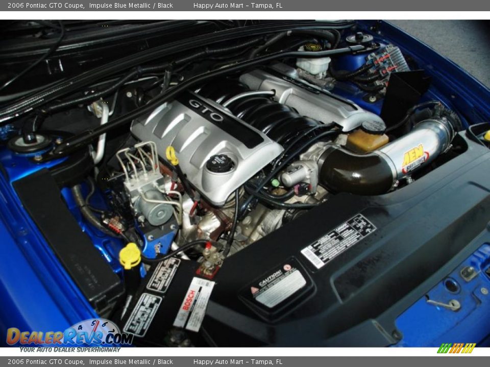 2006 Pontiac GTO Coupe Impulse Blue Metallic / Black Photo #23