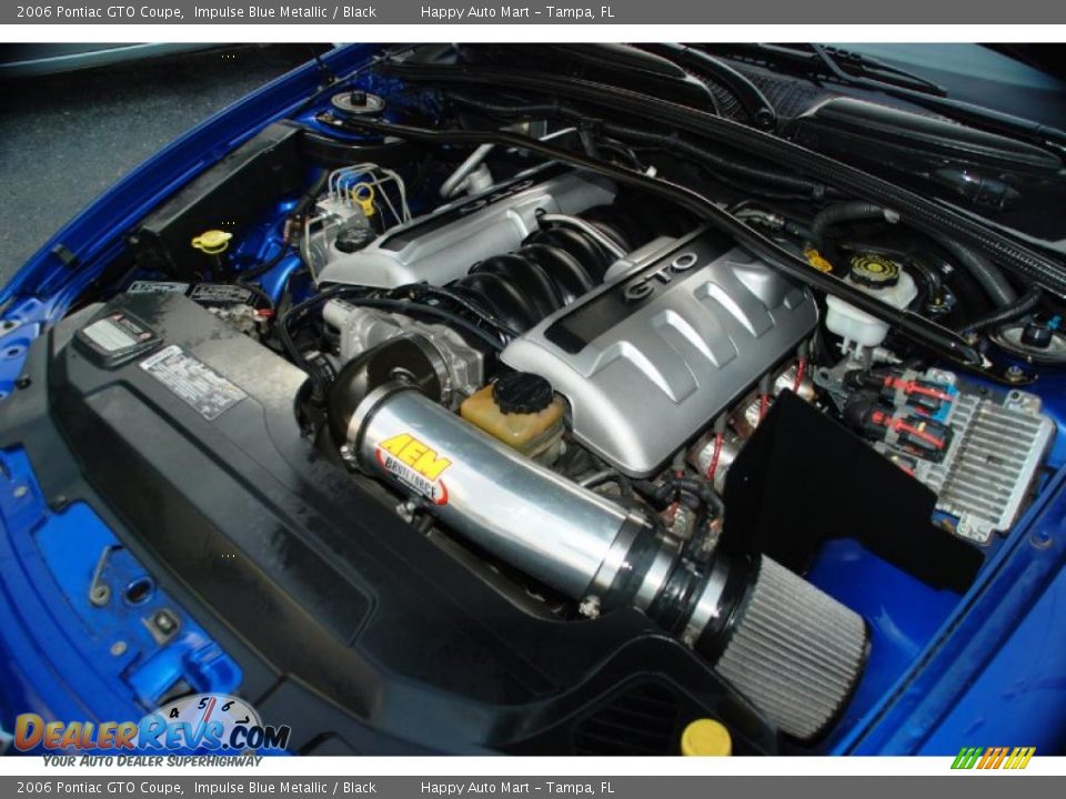 2006 Pontiac GTO Coupe Impulse Blue Metallic / Black Photo #24