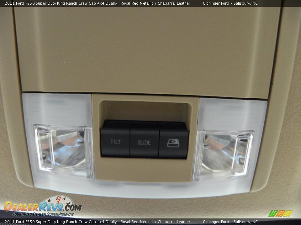 2011 Ford F350 Super Duty King Ranch Crew Cab 4x4 Dually Royal Red Metallic / Chaparral Leather Photo #33