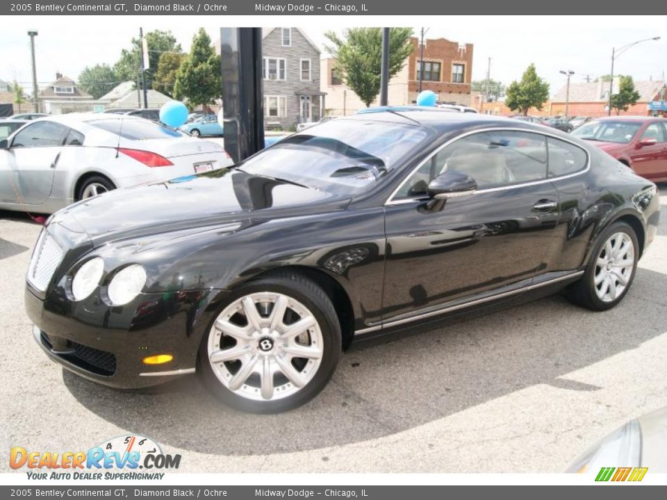 2005 Bentley Continental GT Diamond Black / Ochre Photo #2