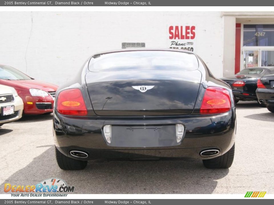 2005 Bentley Continental GT Diamond Black / Ochre Photo #3