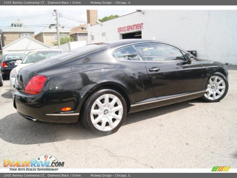 2005 Bentley Continental GT Diamond Black / Ochre Photo #4