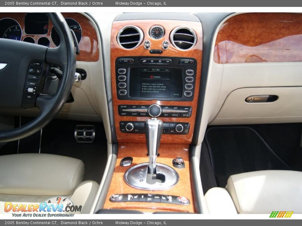 2005 Bentley Continental GT Diamond Black / Ochre Photo #8