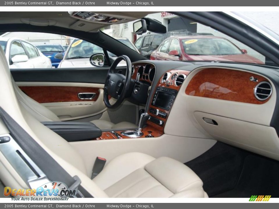 2005 Bentley Continental GT Diamond Black / Ochre Photo #10