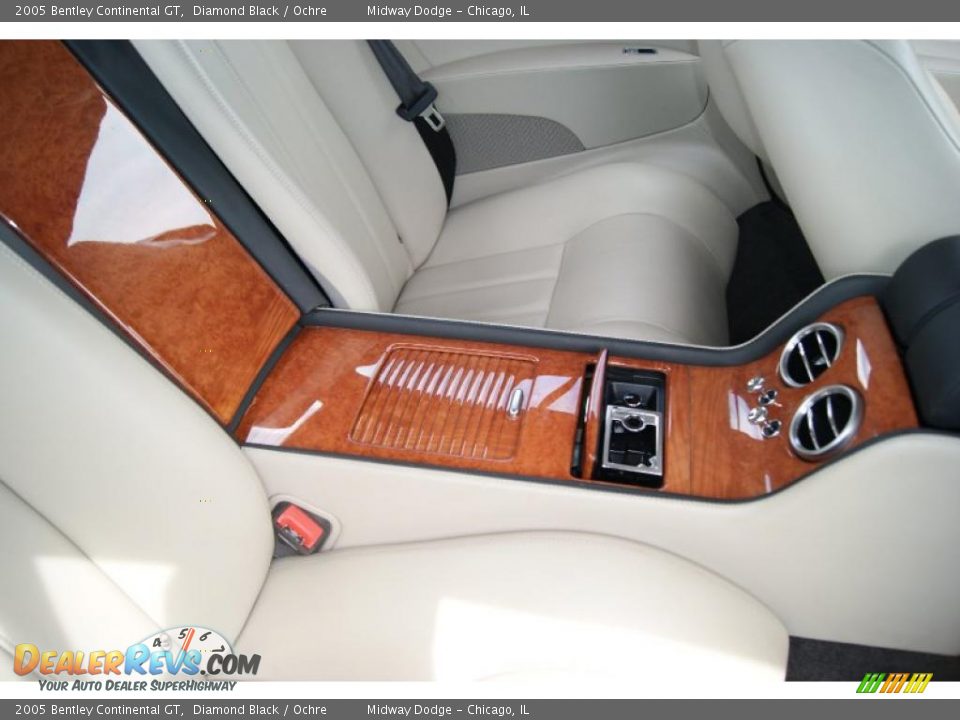 2005 Bentley Continental GT Diamond Black / Ochre Photo #12