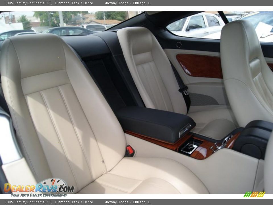 2005 Bentley Continental GT Diamond Black / Ochre Photo #13