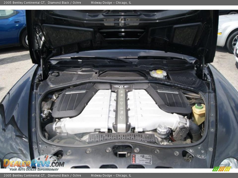 2005 Bentley Continental GT Diamond Black / Ochre Photo #15