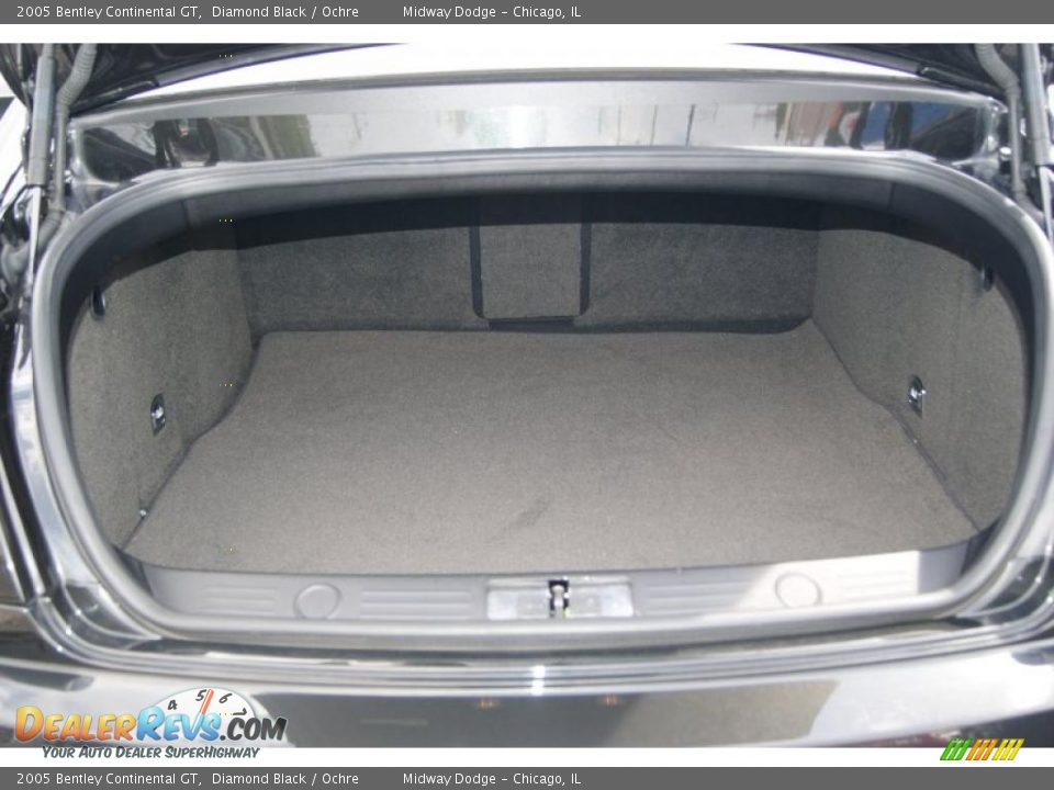 2005 Bentley Continental GT Diamond Black / Ochre Photo #16