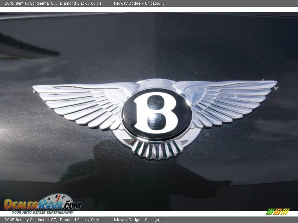 2005 Bentley Continental GT Diamond Black / Ochre Photo #17