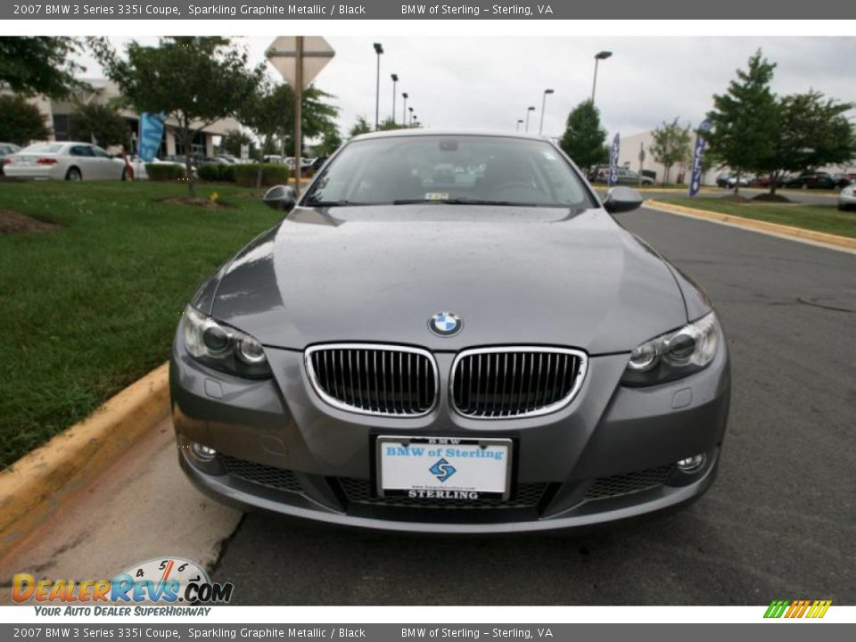 2007 BMW 3 Series 335i Coupe Sparkling Graphite Metallic / Black Photo #1