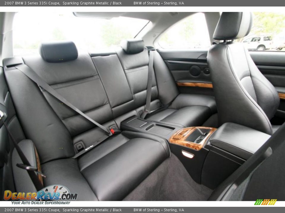 2007 BMW 3 Series 335i Coupe Sparkling Graphite Metallic / Black Photo #10