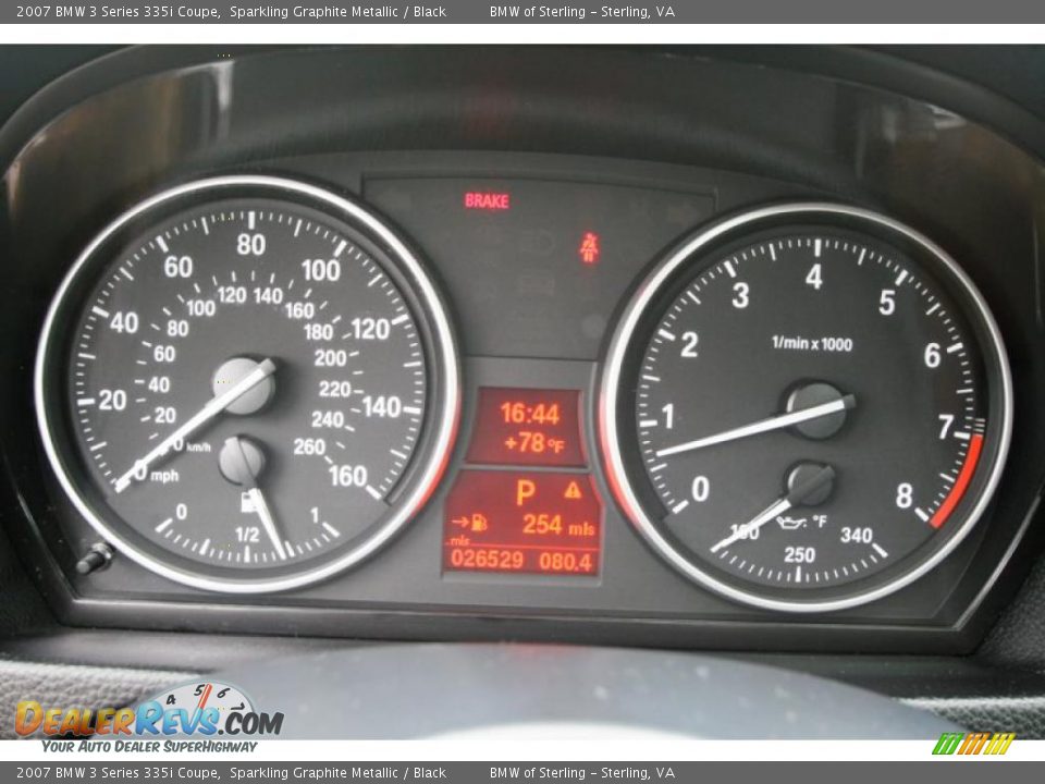 2007 BMW 3 Series 335i Coupe Sparkling Graphite Metallic / Black Photo #15
