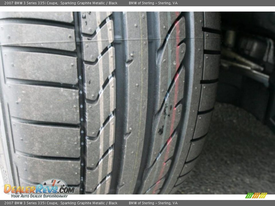 2007 BMW 3 Series 335i Coupe Sparkling Graphite Metallic / Black Photo #17