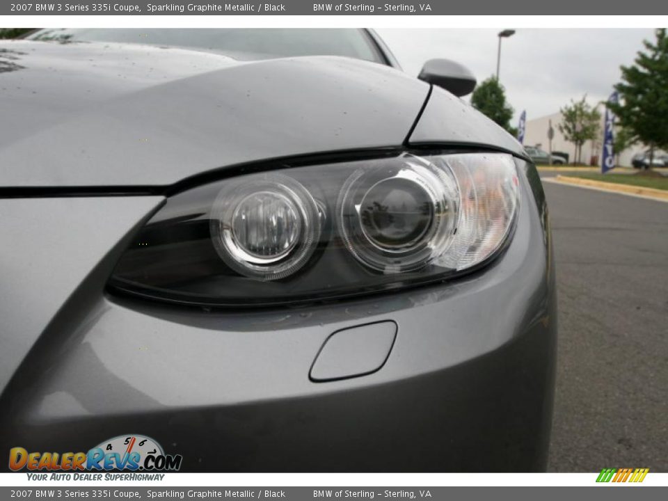 2007 BMW 3 Series 335i Coupe Sparkling Graphite Metallic / Black Photo #18