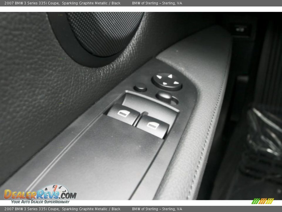 2007 BMW 3 Series 335i Coupe Sparkling Graphite Metallic / Black Photo #30