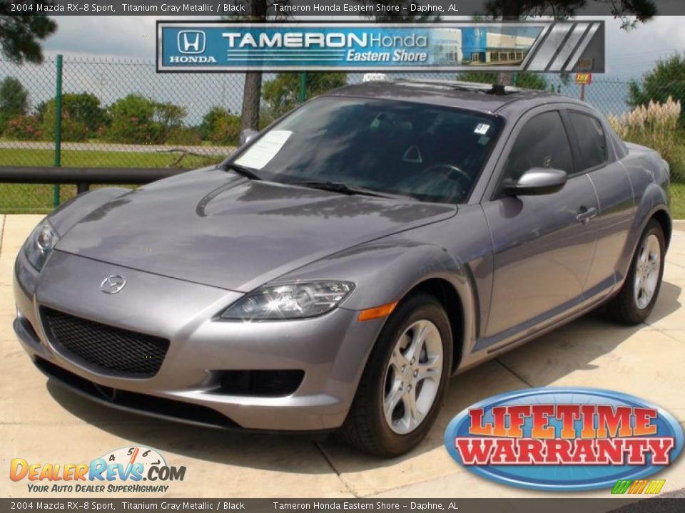 2004 Mazda RX-8 Sport Titanium Gray Metallic / Black Photo #1
