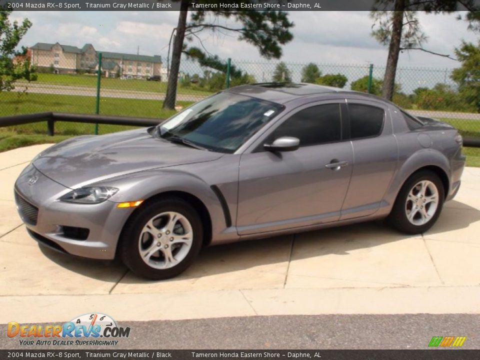 2004 Mazda RX-8 Sport Titanium Gray Metallic / Black Photo #11