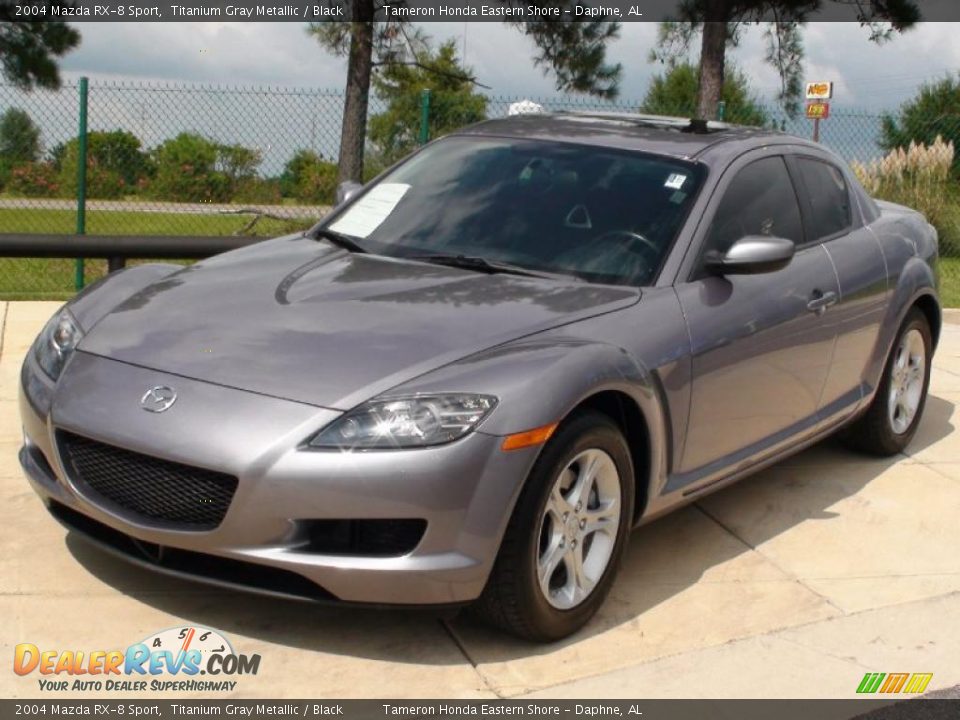 2004 Mazda RX-8 Sport Titanium Gray Metallic / Black Photo #12