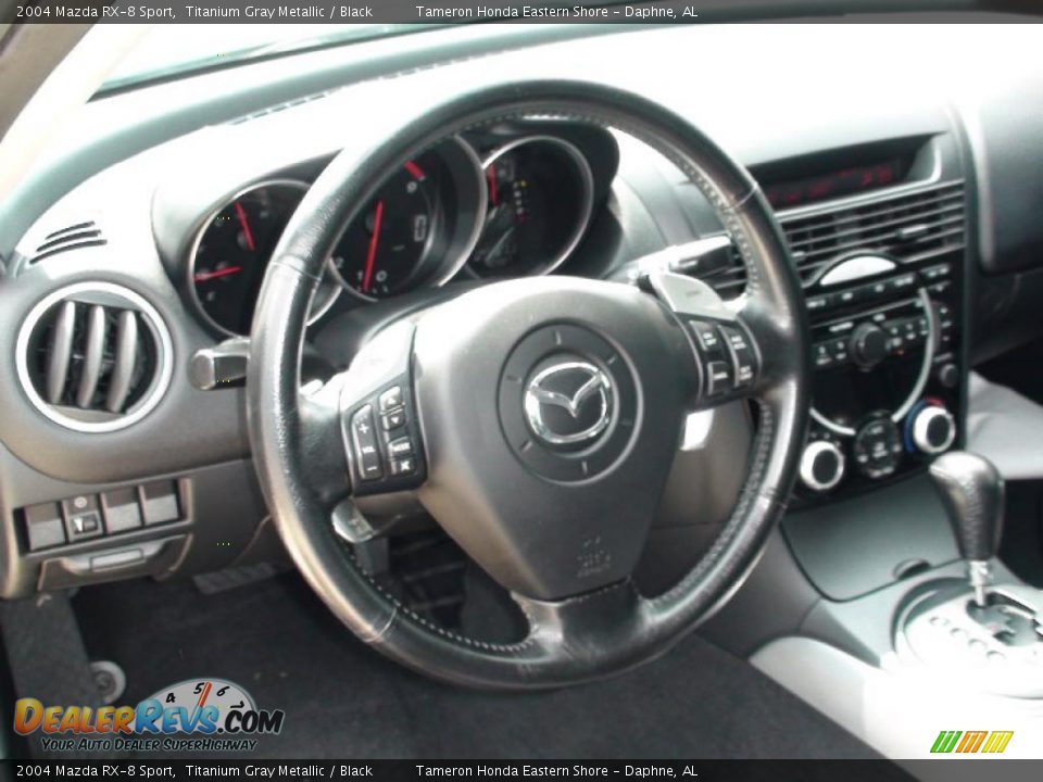 2004 Mazda RX-8 Sport Titanium Gray Metallic / Black Photo #17