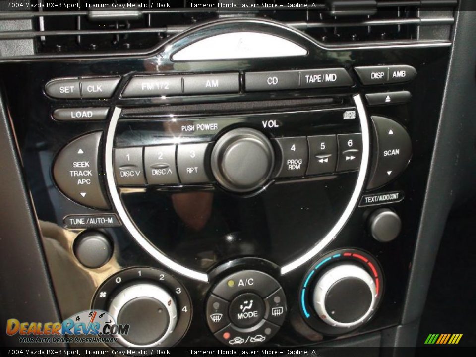 2004 Mazda RX-8 Sport Titanium Gray Metallic / Black Photo #25