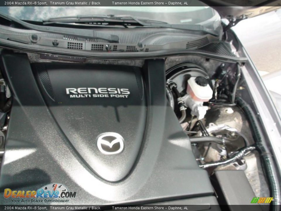 2004 Mazda RX-8 Sport Titanium Gray Metallic / Black Photo #34