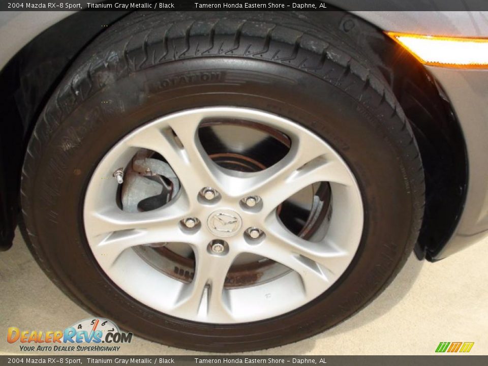 2004 Mazda RX-8 Sport Titanium Gray Metallic / Black Photo #36