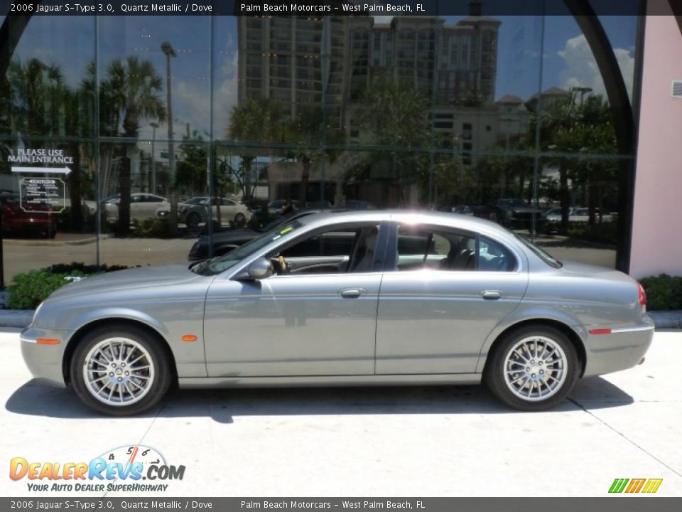2006 Jaguar S-Type 3.0 Quartz Metallic / Dove Photo #6