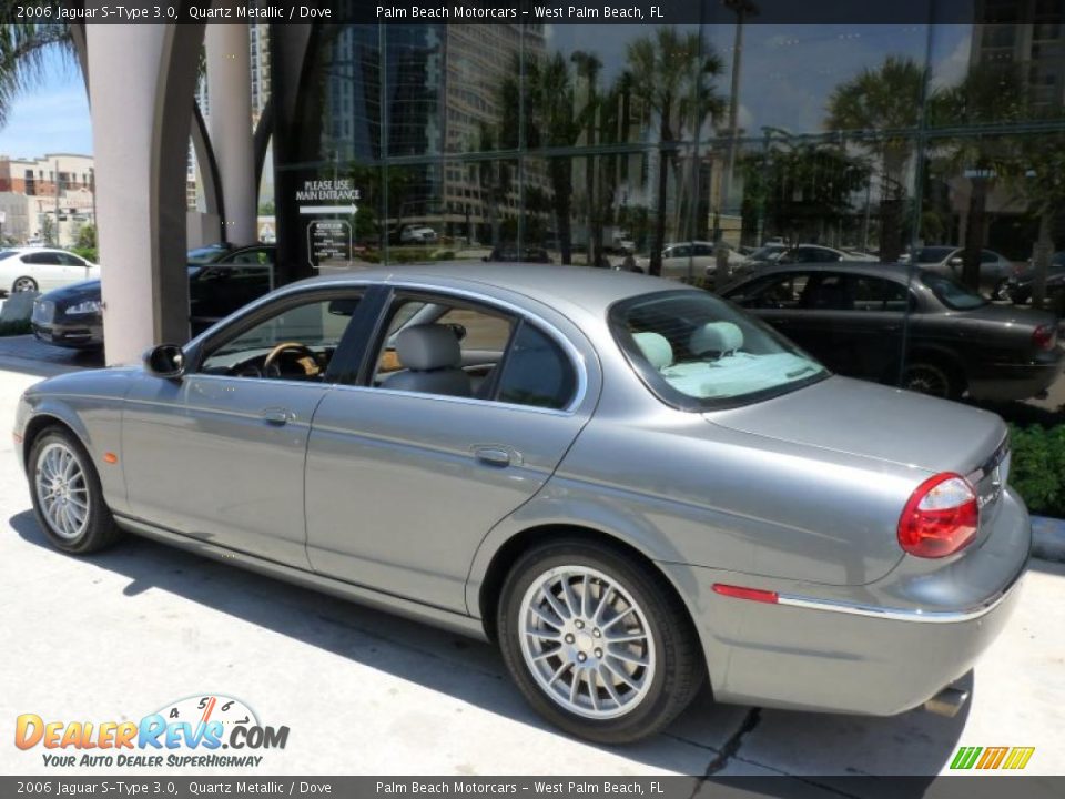 2006 Jaguar S-Type 3.0 Quartz Metallic / Dove Photo #7