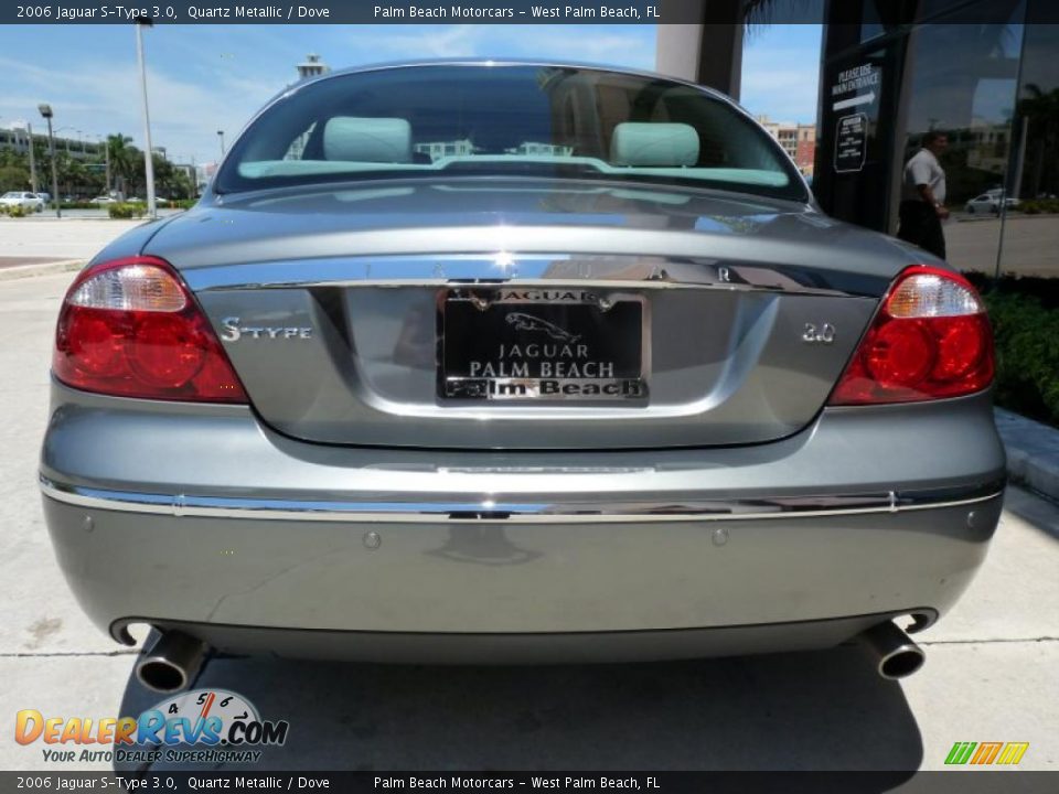 2006 Jaguar S-Type 3.0 Quartz Metallic / Dove Photo #8