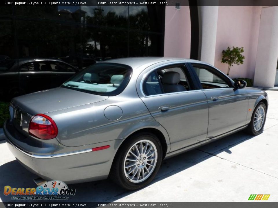 2006 Jaguar S-Type 3.0 Quartz Metallic / Dove Photo #12