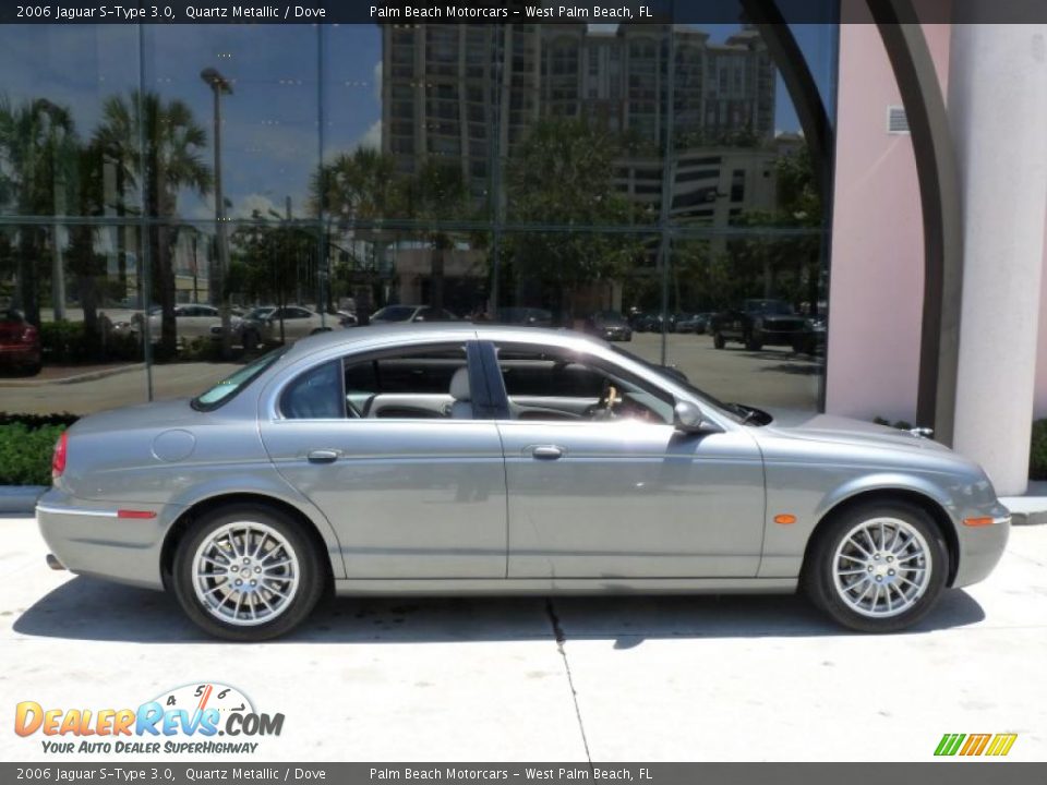2006 Jaguar S-Type 3.0 Quartz Metallic / Dove Photo #13