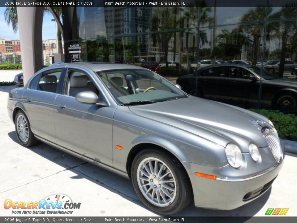 2006 Jaguar S-Type 3.0 Quartz Metallic / Dove Photo #14