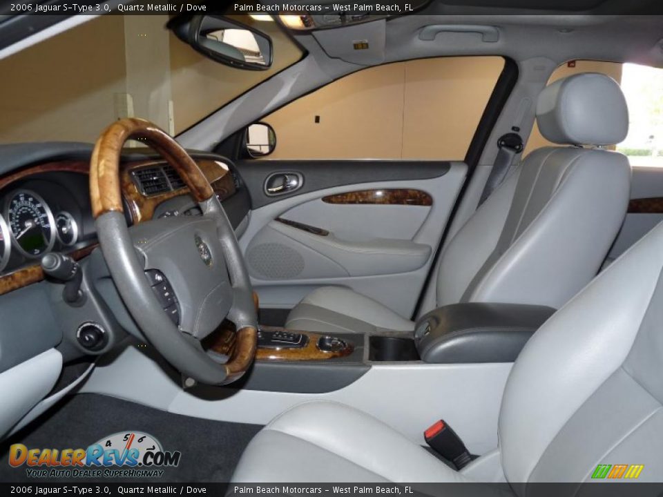2006 Jaguar S-Type 3.0 Quartz Metallic / Dove Photo #18