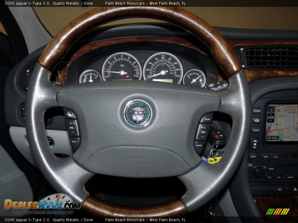 2006 Jaguar S-Type 3.0 Quartz Metallic / Dove Photo #20