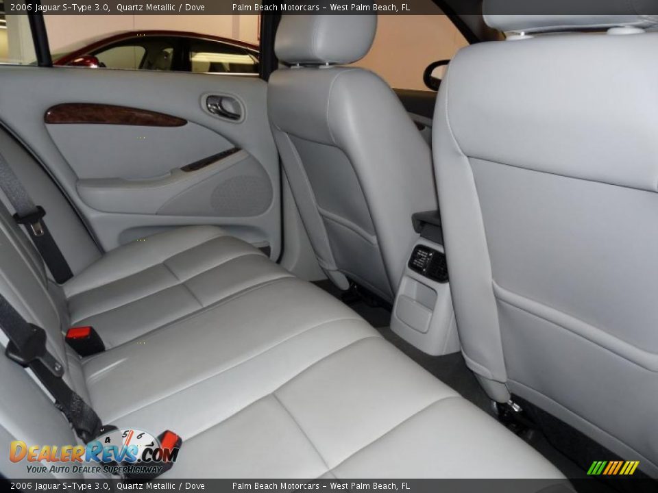 2006 Jaguar S-Type 3.0 Quartz Metallic / Dove Photo #27