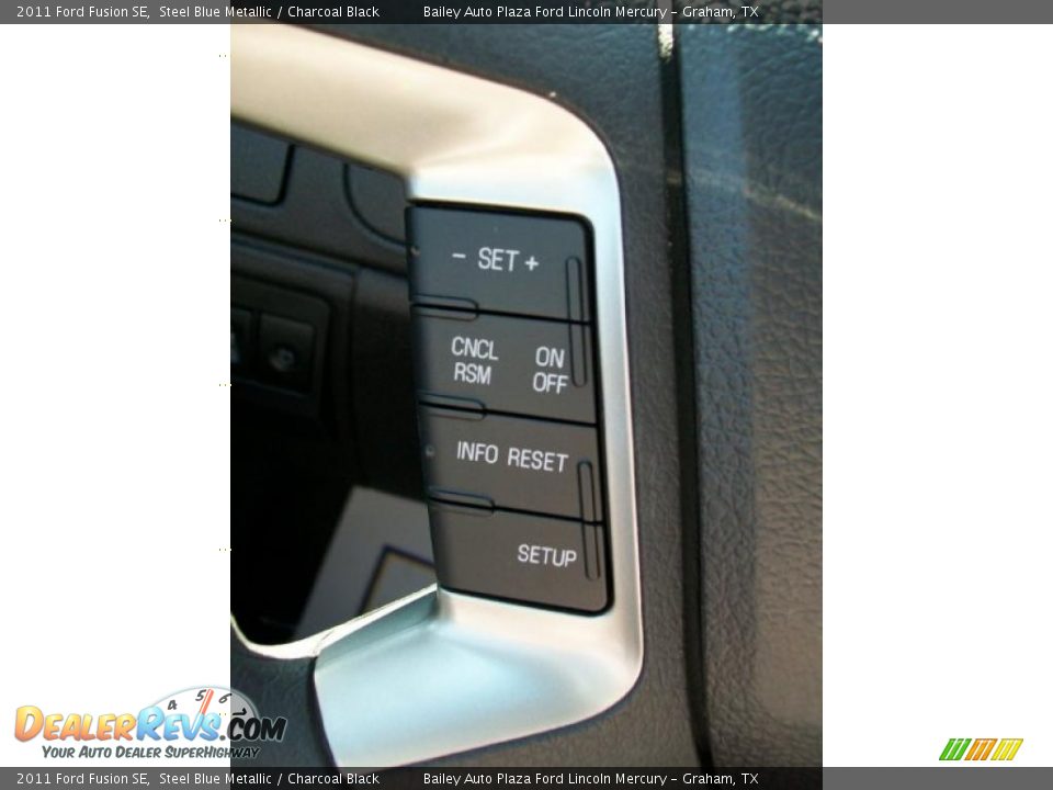 2011 Ford Fusion SE Steel Blue Metallic / Charcoal Black Photo #11