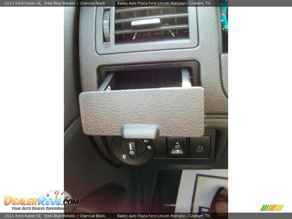 2011 Ford Fusion SE Steel Blue Metallic / Charcoal Black Photo #17