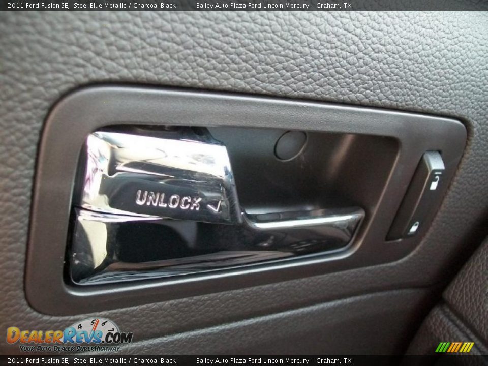 2011 Ford Fusion SE Steel Blue Metallic / Charcoal Black Photo #18
