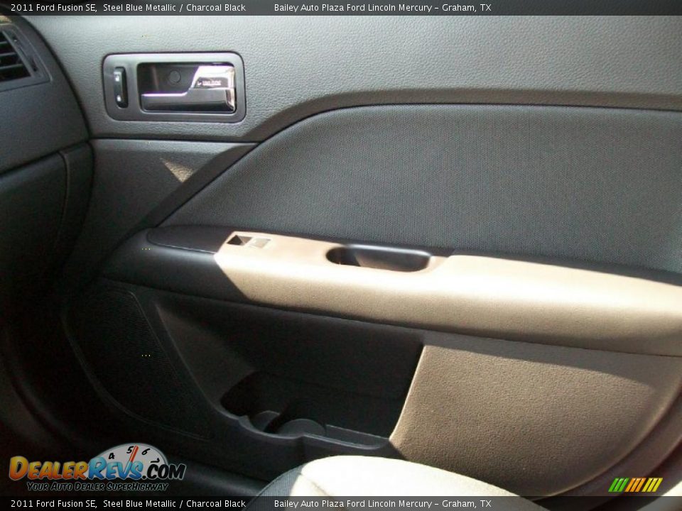 2011 Ford Fusion SE Steel Blue Metallic / Charcoal Black Photo #22