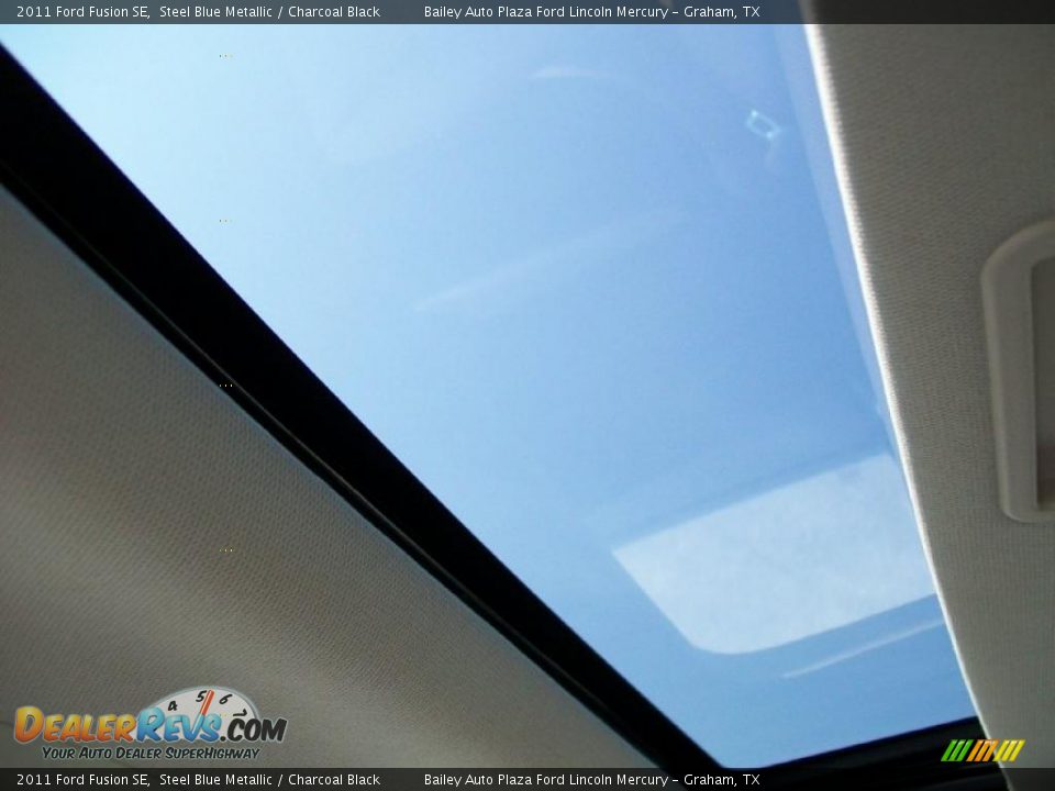 2011 Ford Fusion SE Steel Blue Metallic / Charcoal Black Photo #24