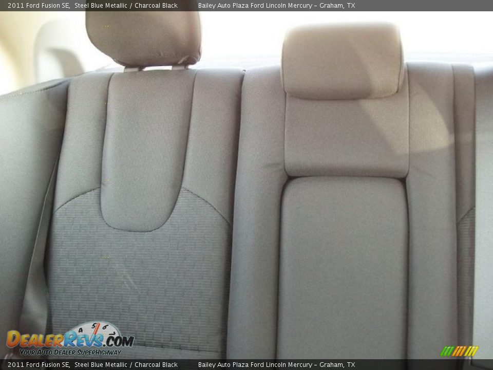 2011 Ford Fusion SE Steel Blue Metallic / Charcoal Black Photo #25