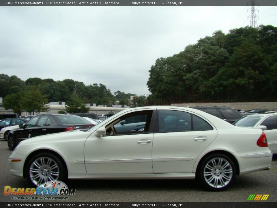 2007 Mercedes-Benz E 350 4Matic Sedan Arctic White / Cashmere Photo #3