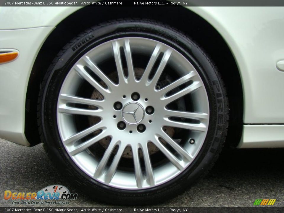 2007 Mercedes-Benz E 350 4Matic Sedan Arctic White / Cashmere Photo #6