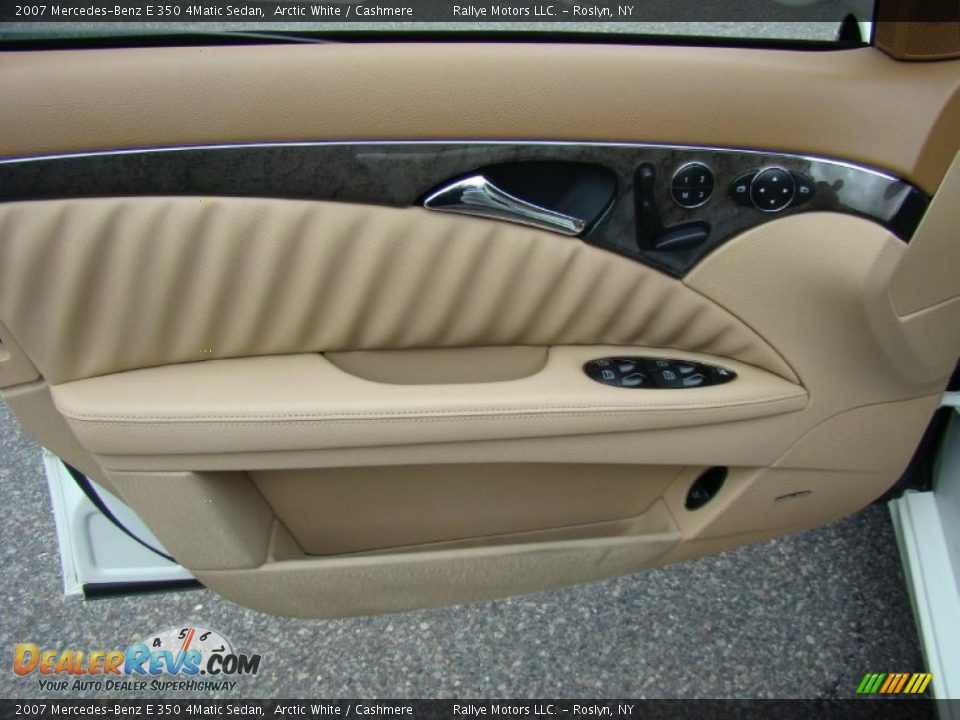 2007 Mercedes-Benz E 350 4Matic Sedan Arctic White / Cashmere Photo #7
