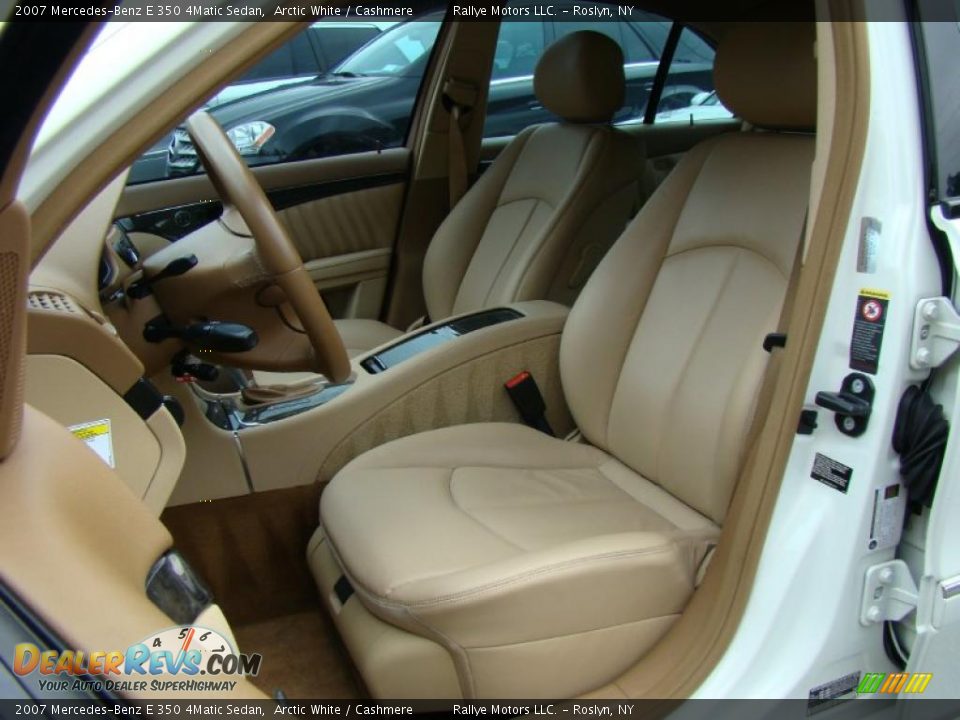 2007 Mercedes-Benz E 350 4Matic Sedan Arctic White / Cashmere Photo #8