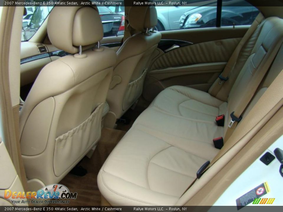 2007 Mercedes-Benz E 350 4Matic Sedan Arctic White / Cashmere Photo #11