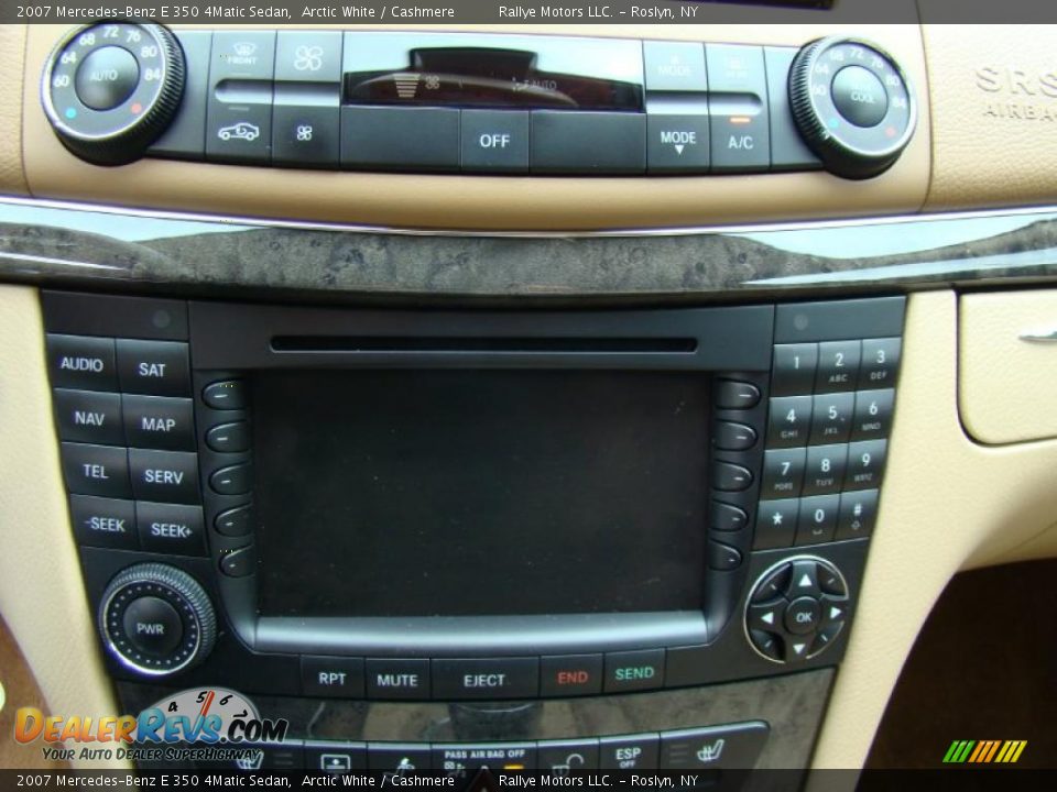 2007 Mercedes-Benz E 350 4Matic Sedan Arctic White / Cashmere Photo #13