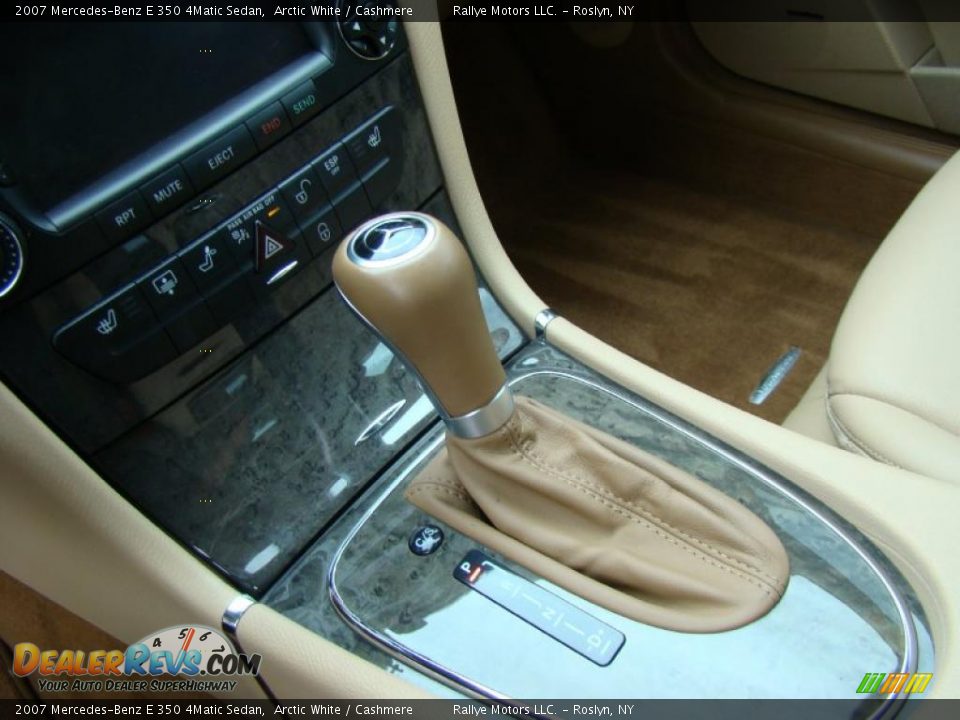 2007 Mercedes-Benz E 350 4Matic Sedan Arctic White / Cashmere Photo #14